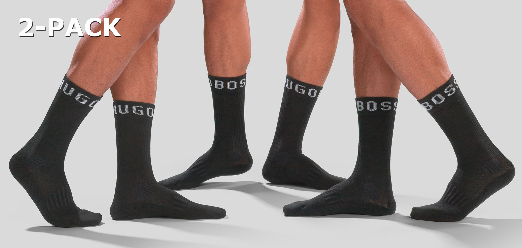 Boss RS Sport Socks 2-Pack 454-Wit (000)-L43-46