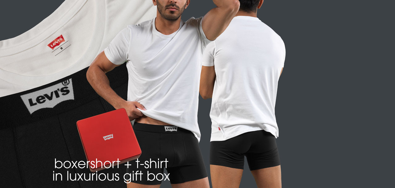 Levi's T-Shirt & Boxershort Giftbox 200SF