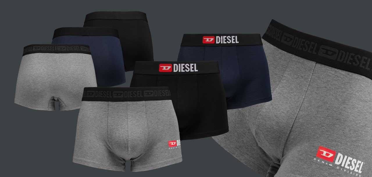 Diesel Damien Boxershort 3-Pack TAVG, color Nee