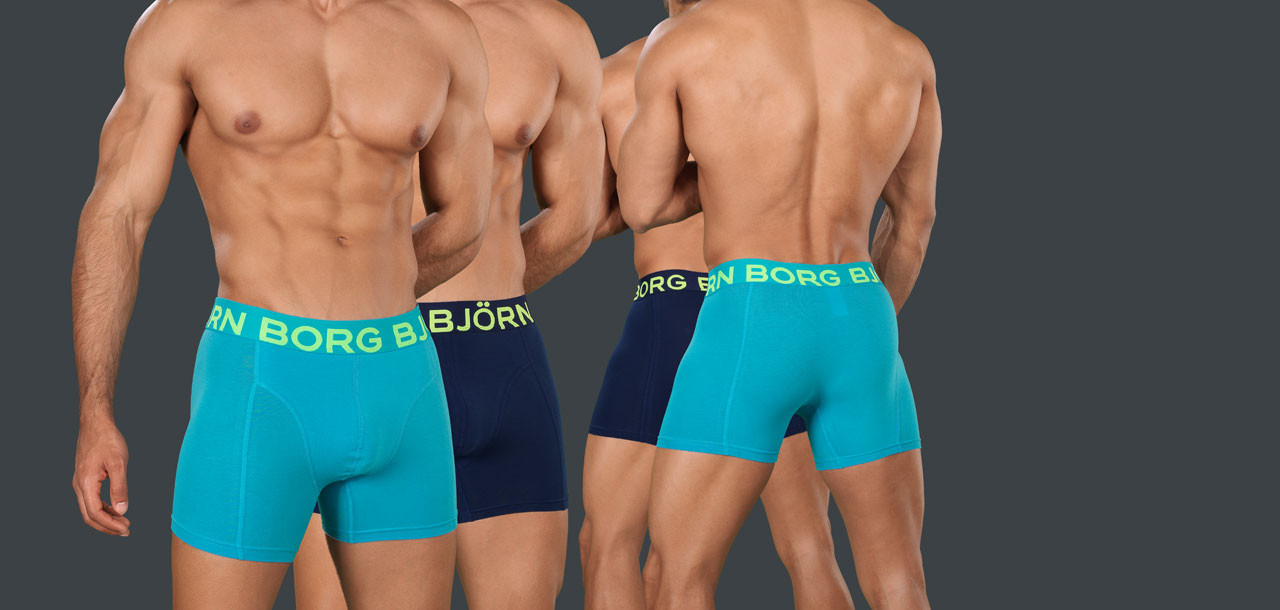 Bjorn Borg Neon Solid Boxershort 2-Pack 1335, color Nee