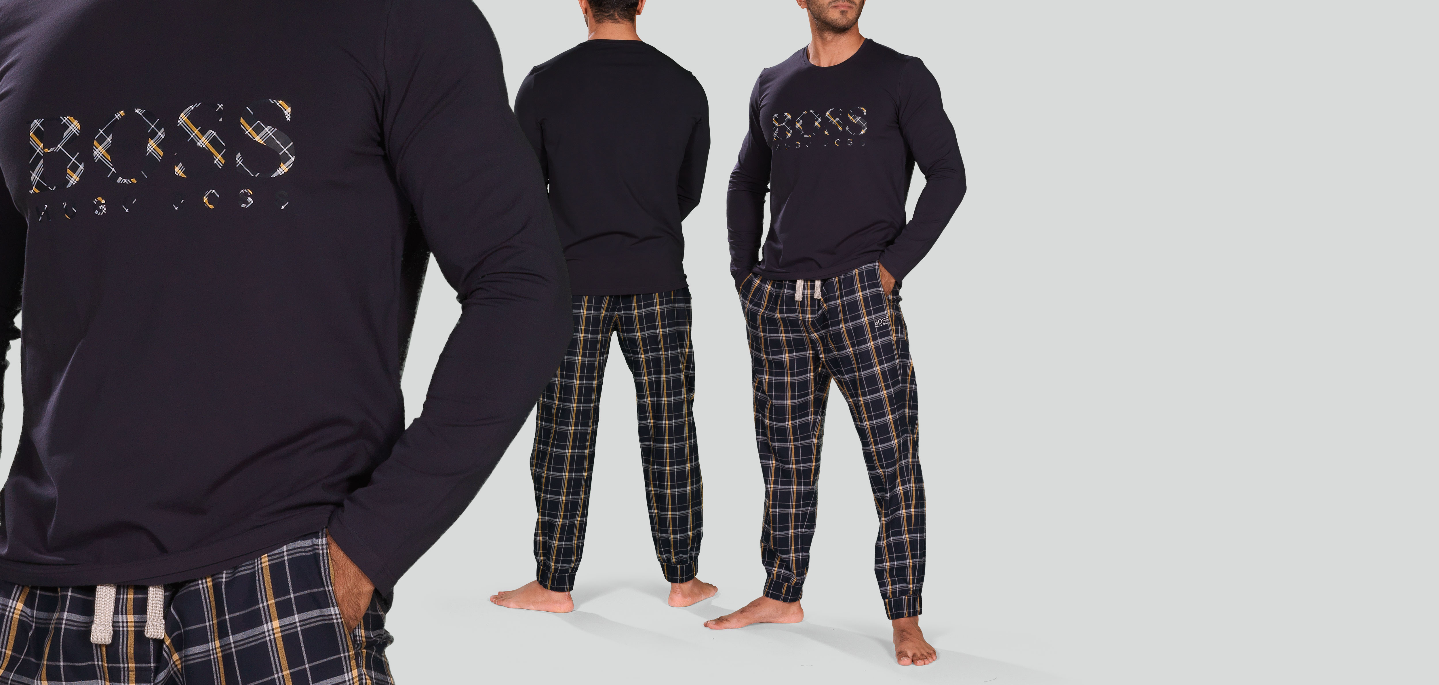 Boss Dynamic Long Set Pyjama 826, color Nee
