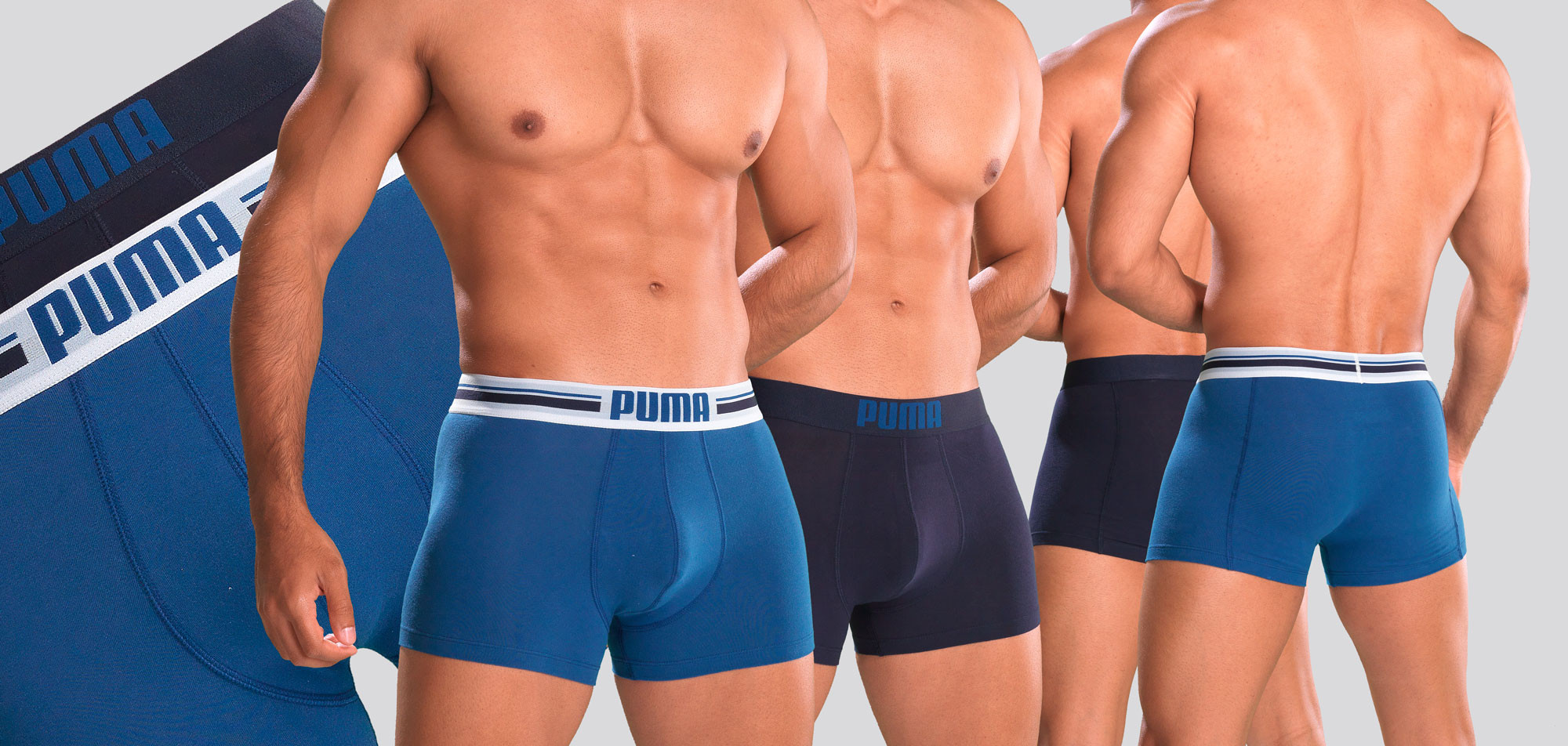 Puma Placed Logo Boxershort 2-Pack 3001, color Nee