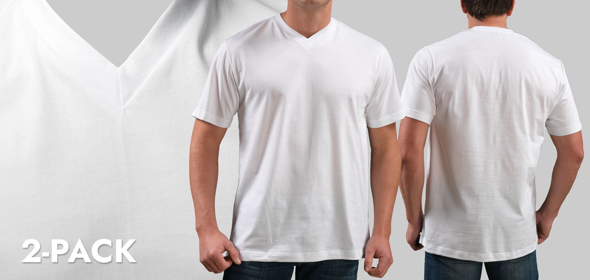 Schiesser American V-Neck T-Shirt 2-Pack 151, color Nee