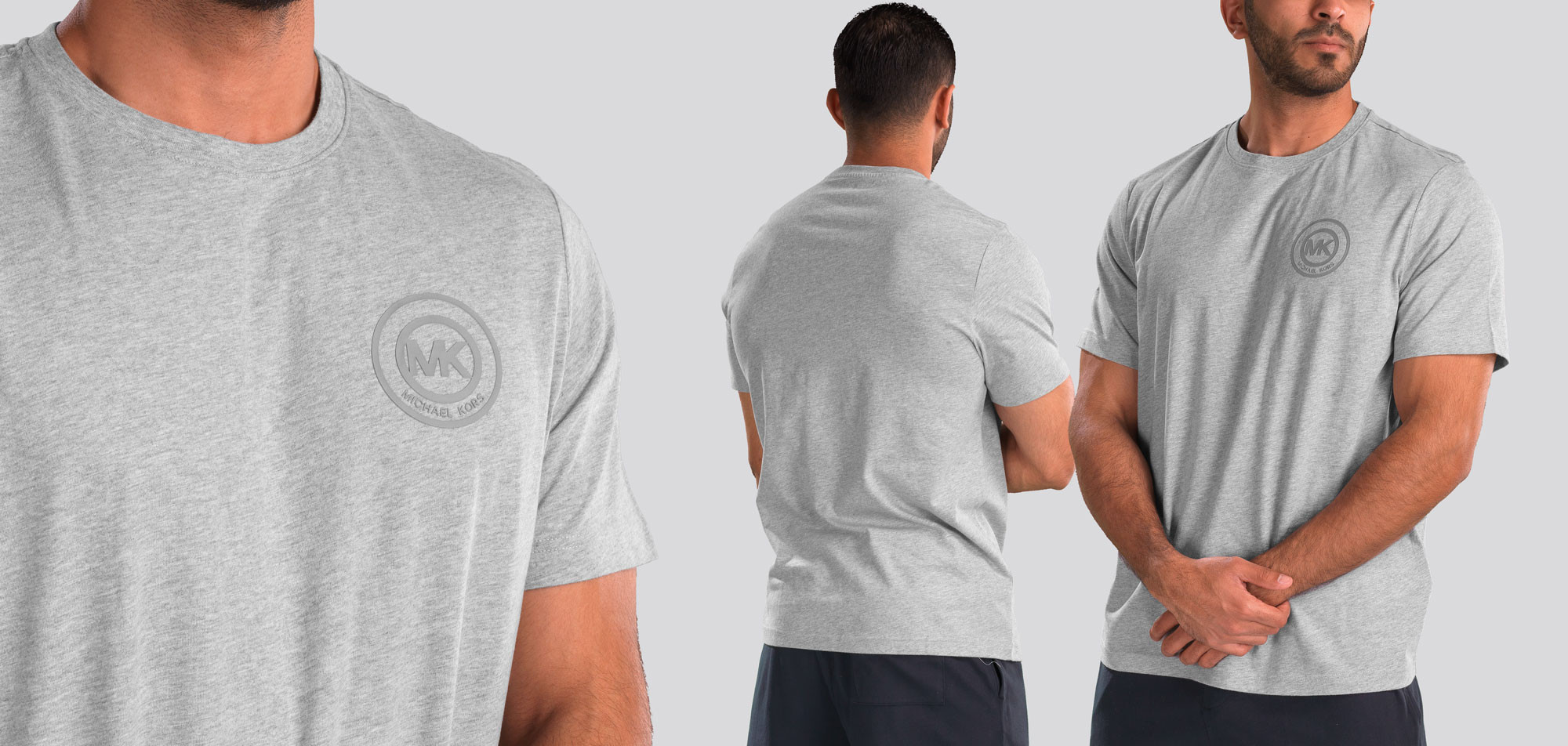Michael Kors Peached Jersey Short Sleeve Crew Neck T-Shirt 011, color Nee