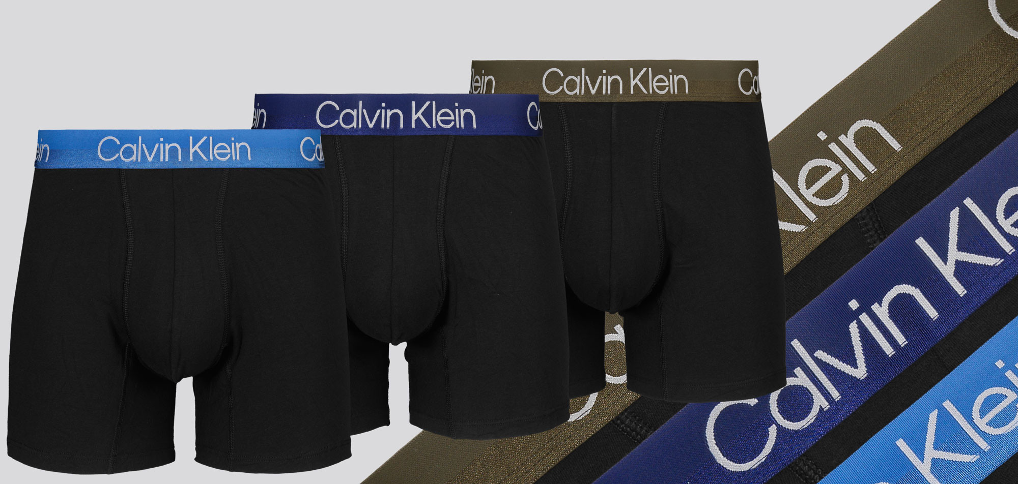 Calvin Klein Modern Structure Boxer Brief 3-Pack NB2971A, color Nee