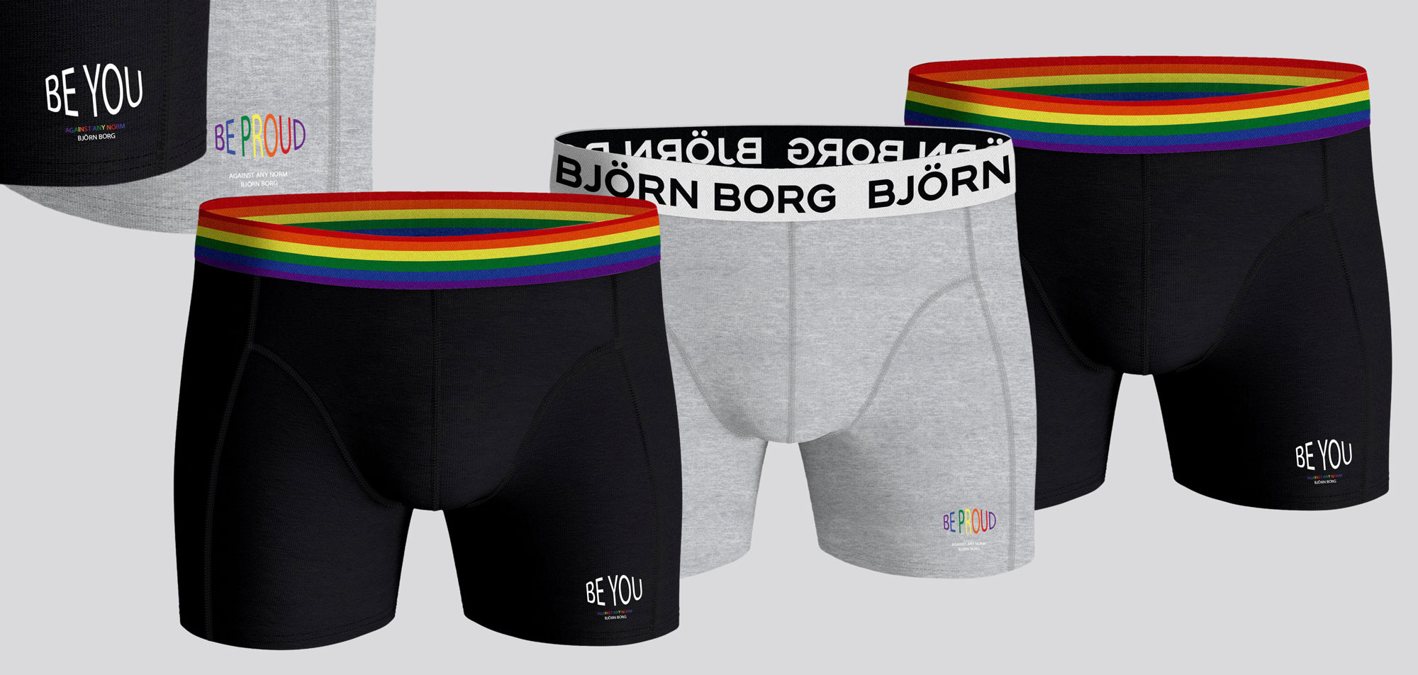 Bjorn Borg Essential Boxershort 3-Pack 022 Rainbow