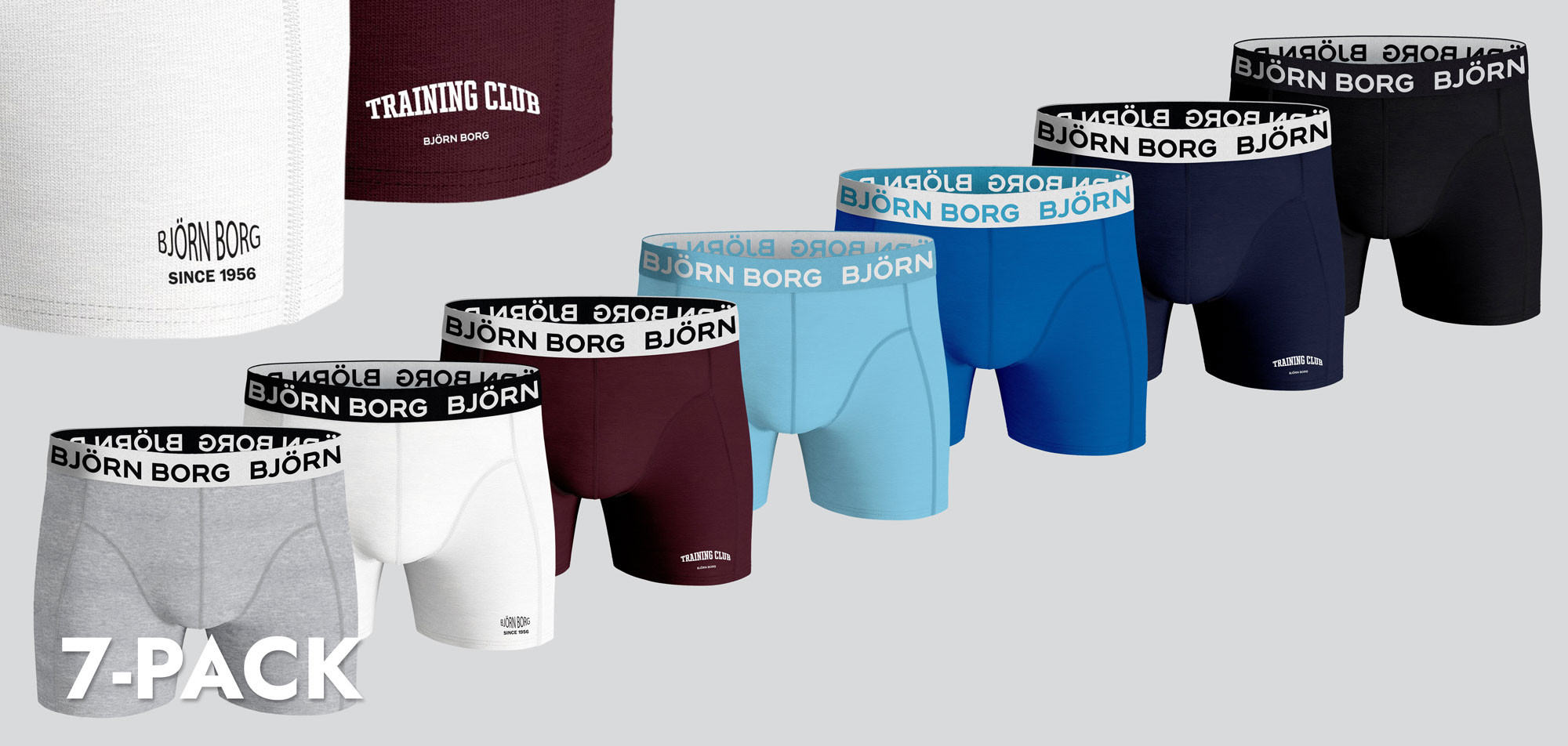 Bjorn Borg Essential Boxershort 7-Pack 1027, color Nee