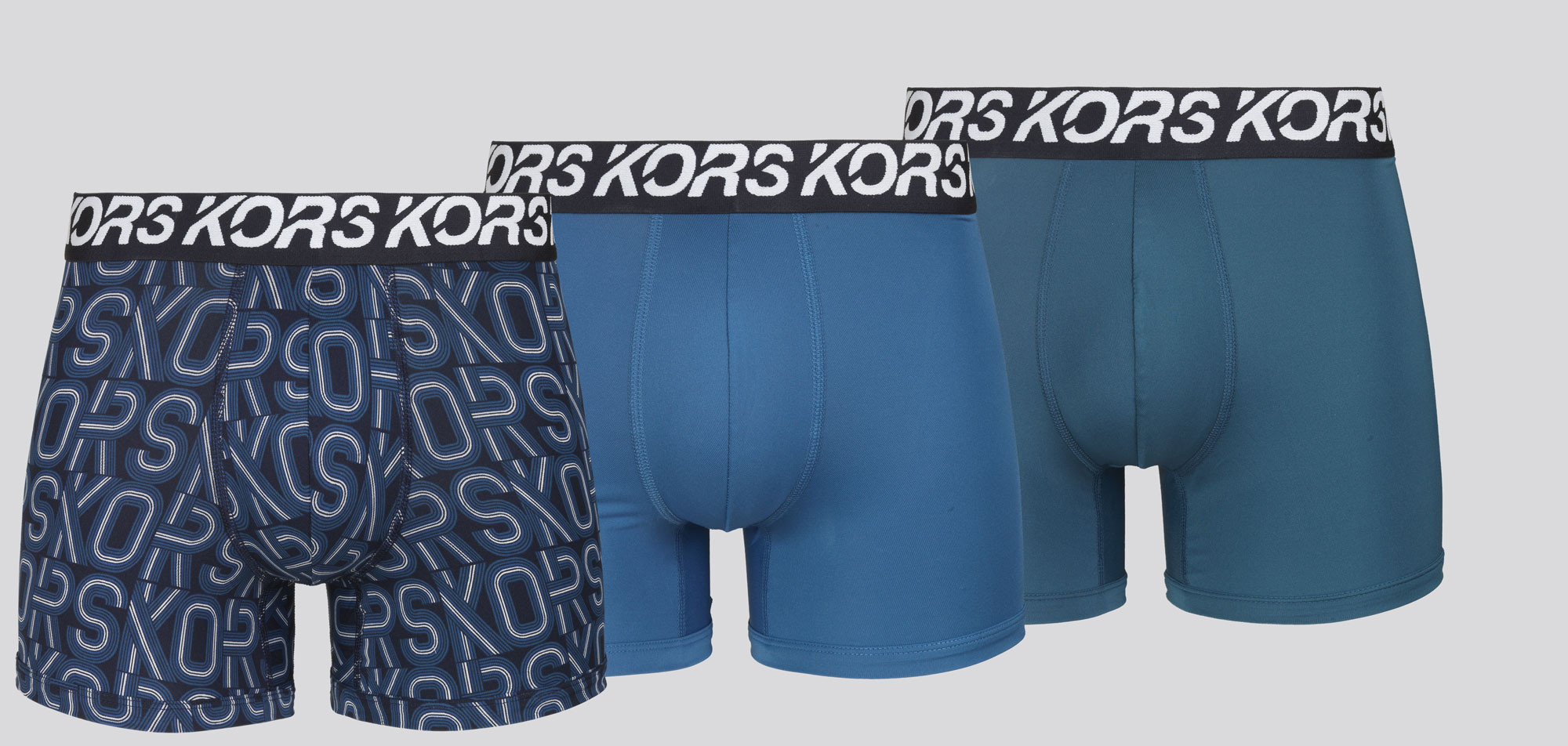 Michael Kors Sport Poly Boxer Brief 3-Pack 803 Lagoon, color Nee