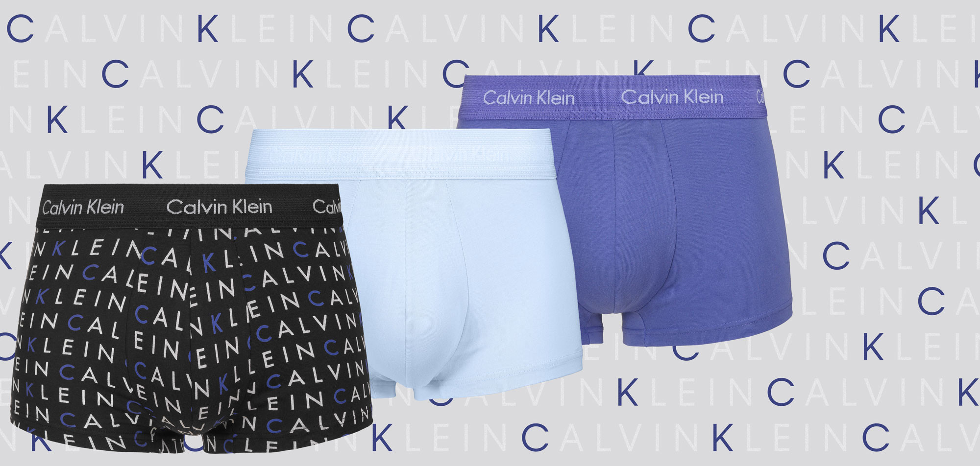 Calvin Klein Low Rise Trunk 3-Pack U2664G, color Nee