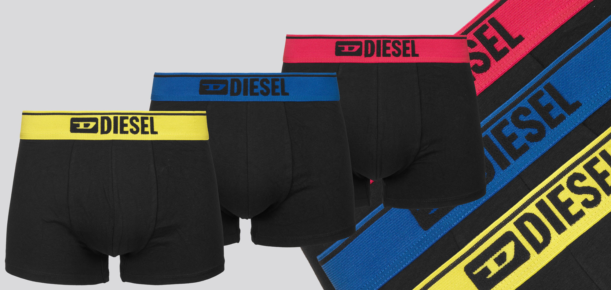 Diesel Boxershort 3-Pack Damien JLAG, color Nee