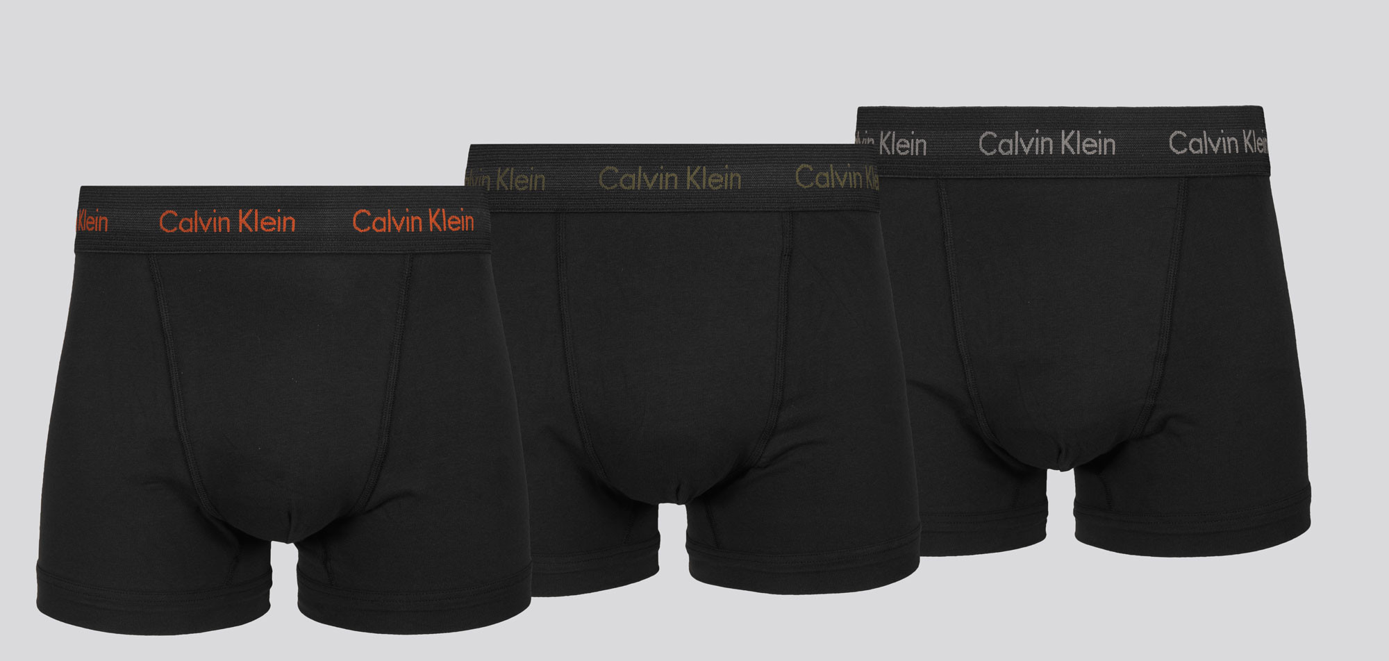 Calvin Klein Trunk 3-Pack U2662G Cotton Stretch, color Nee