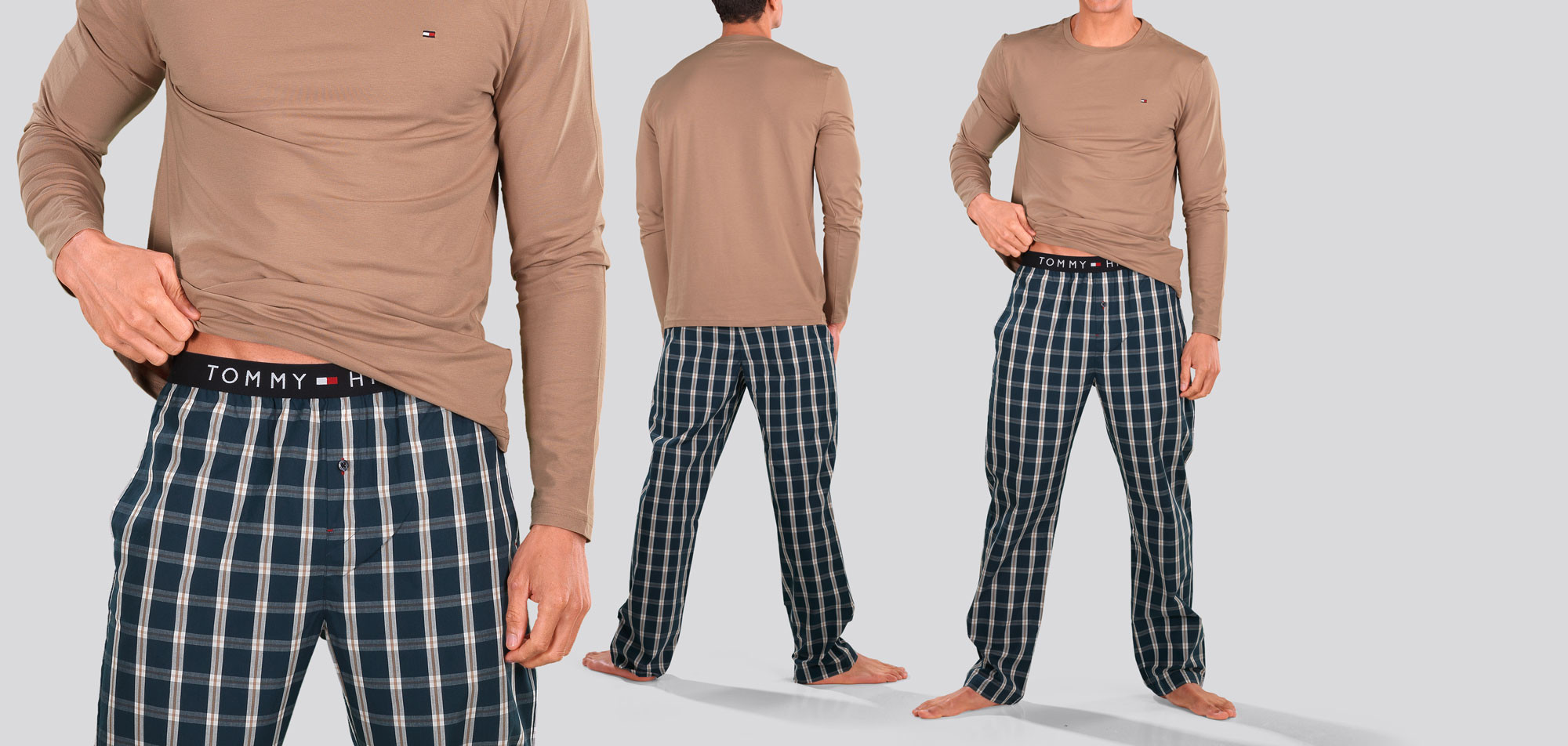 Tommy Hilfiger Pyjama Set 960 Woven Set, color Nee