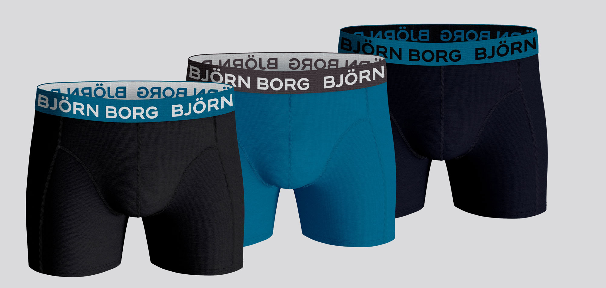 Bjorn Borg Boxershort 3-Pack 565 Cotton Stretch MP007, color Nee