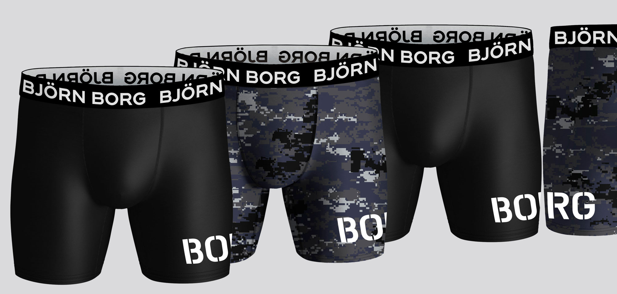 Bjorn Borg Performance Boxershort 3-Pack 570 MP003, color Nee