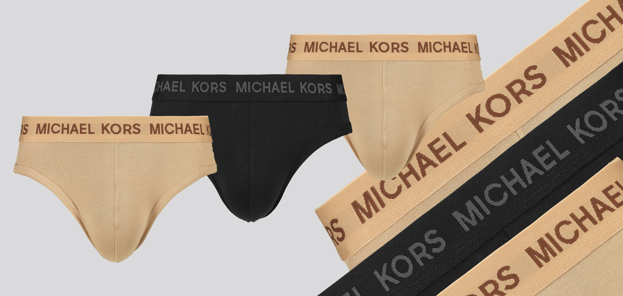 Michael Kors Bikini Brief 3-Pack 773 Supreme Touch, color Nee