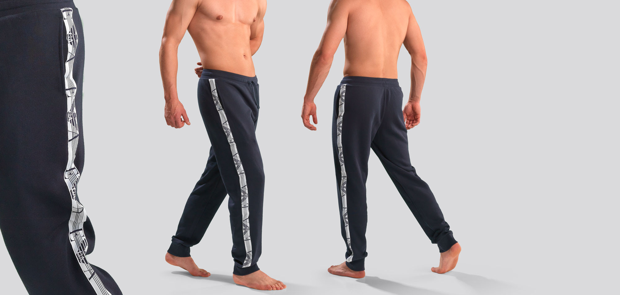 Emporio Armani Loungewear Pants 3R571, color Nee