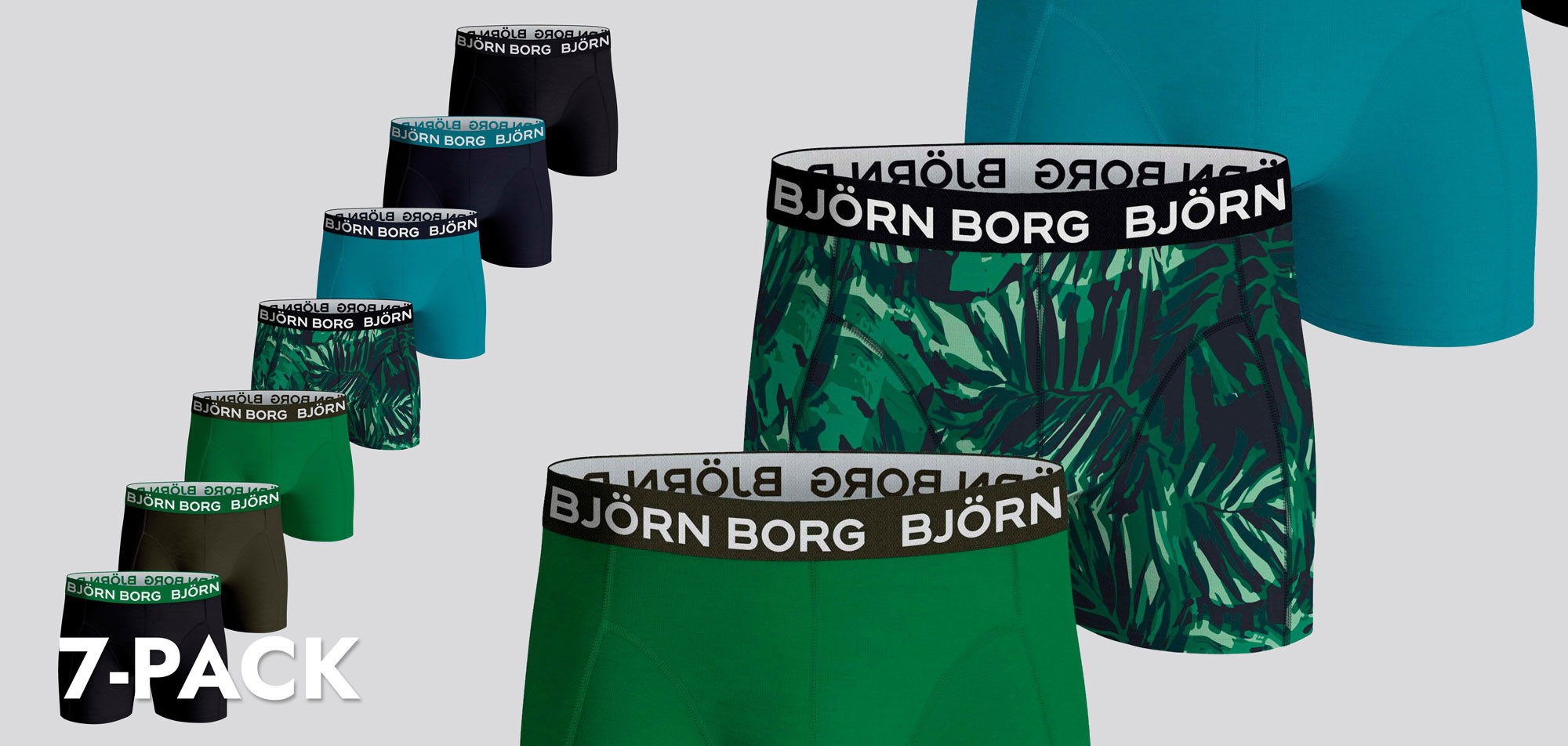 Bjorn Borg Boxershort 7-Pack 715 Cotton Stretch, color Nee