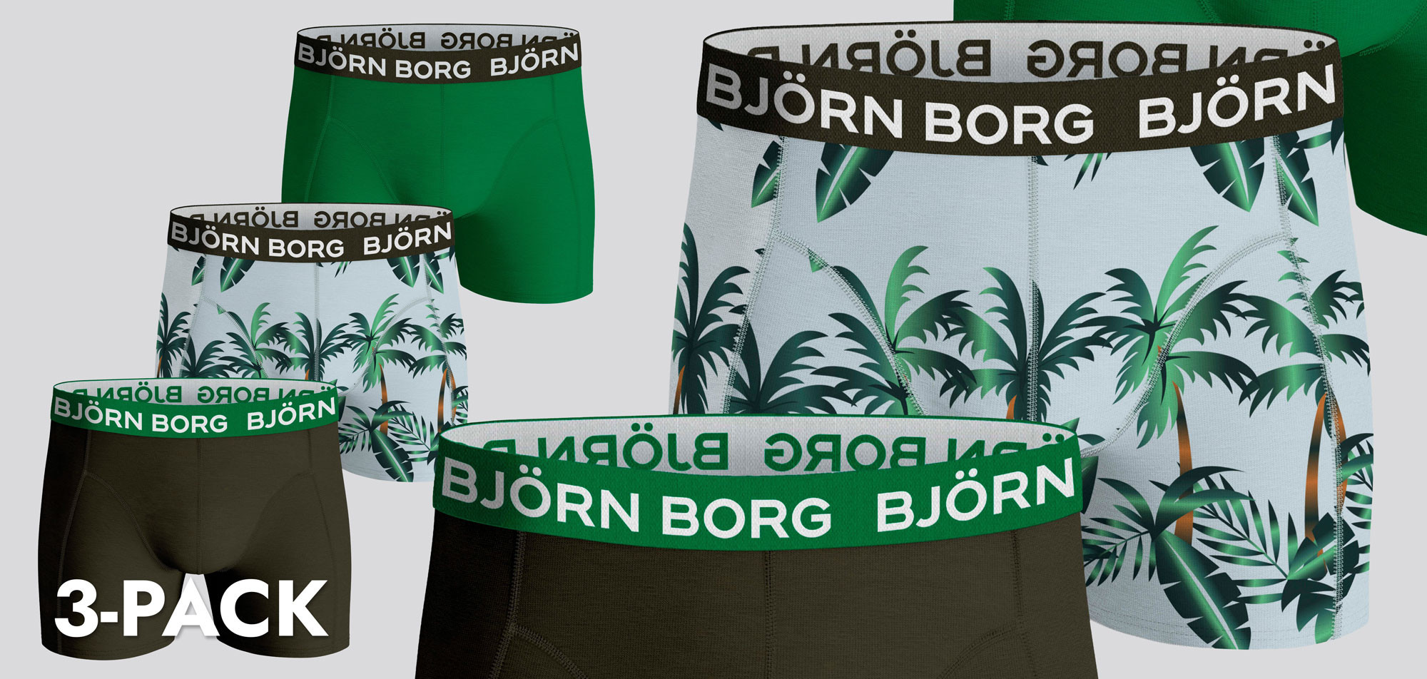 Bjorn Borg Boxershort 3-Pack 721 MP010, color Nee