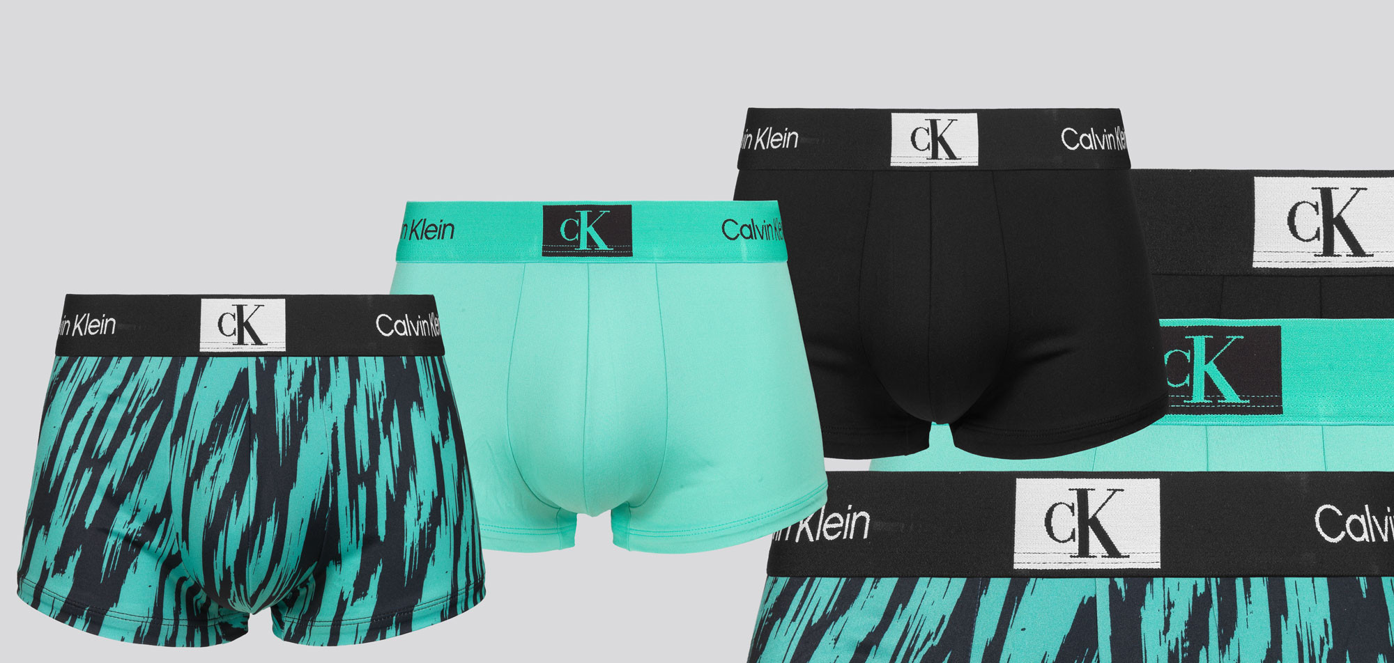 Calvin Klein Low Rise Trunk 3-Pack NB3532A 1996, color Nee