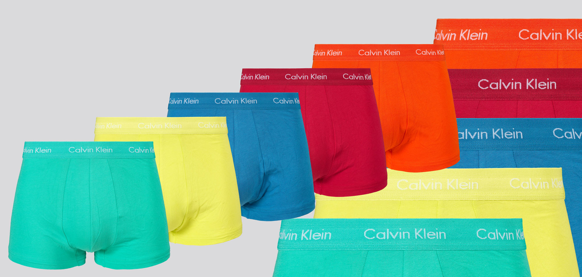 Calvin Klein Low Rise Trunk 5-Pack NB1348A This is Love, color Nee