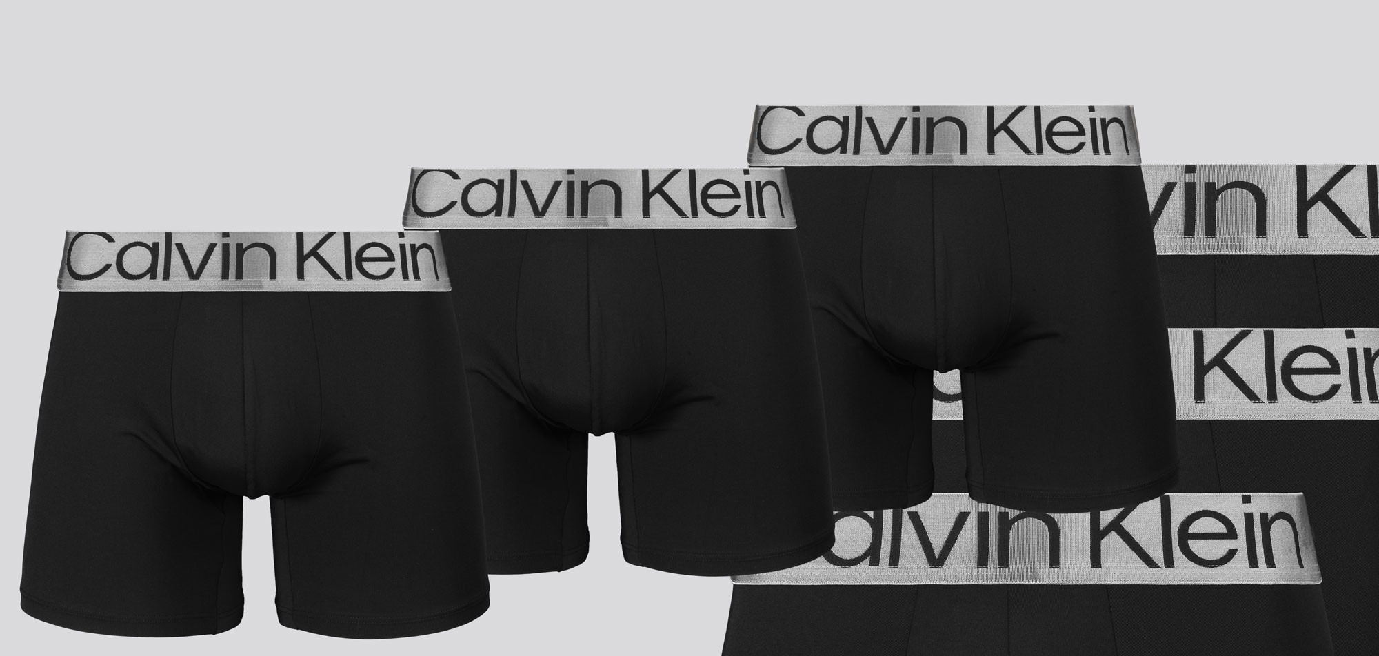 Calvin Klein Boxer Brief 3-Pack NB3075A Reconsidered Steel, color Nee