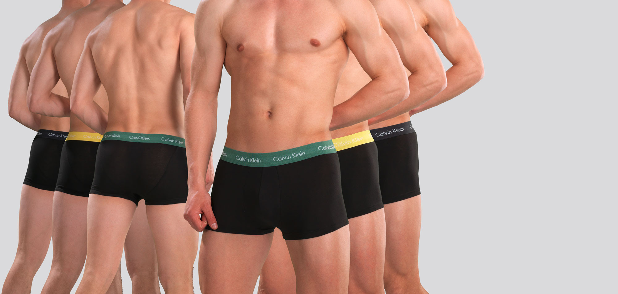 Calvin Klein Low Rise Trunk 3-Pack U2664G Classic Fit, color Nee