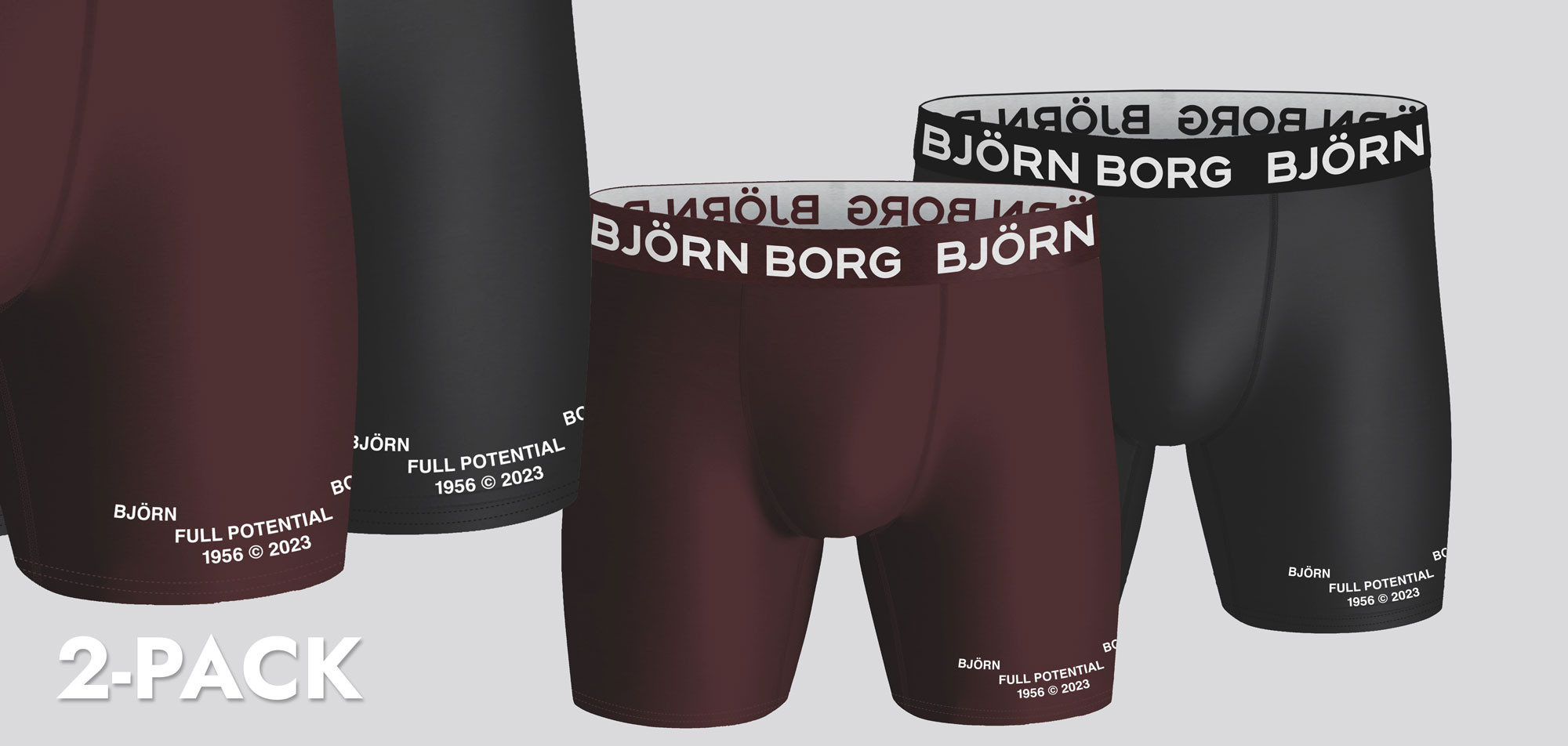 Bjorn Borg Boxershort 2-Pack 358 Performance MP003, color Nee