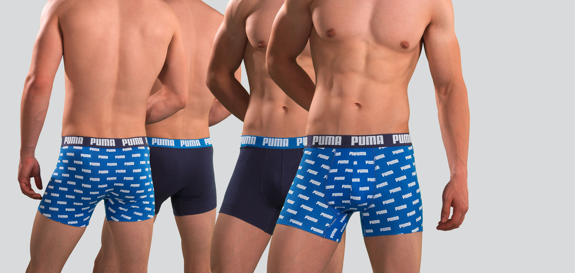 Puma Boxershort 2-Pack 391 Everyday All Over Logo, color Nee