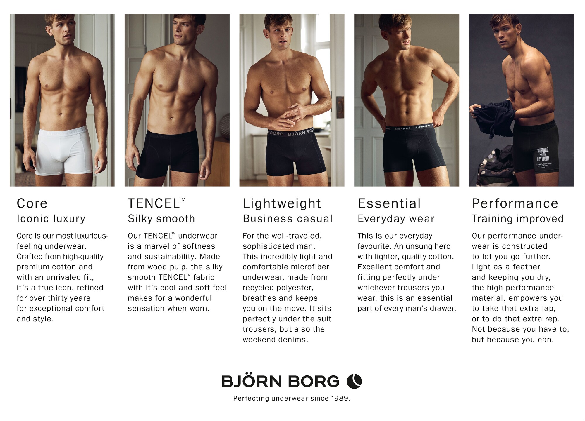 Federaal plastic streepje Björn Borg boxershorts, zwemkleding en meer - Yourunderwearstore